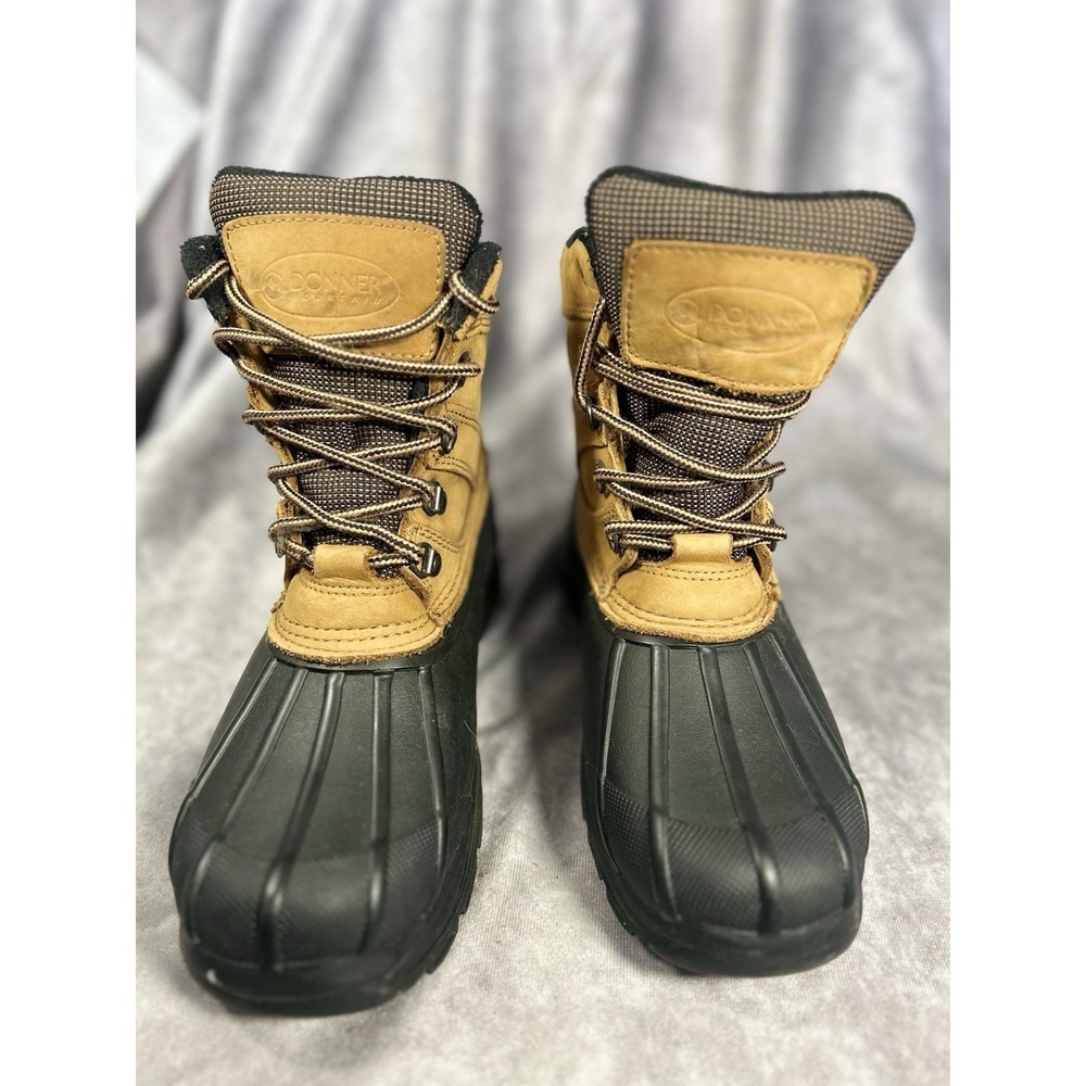 Donner Mountain Kohler Duck Boots Mens 8M Waterproof Leather Hiking Work Brown